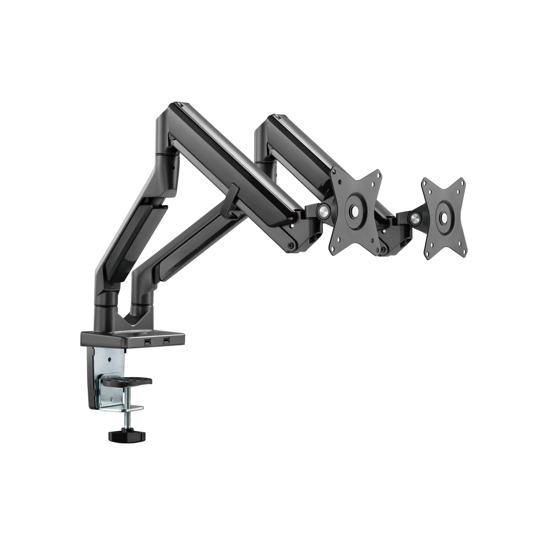 Dual Monitor Arm Model A Pro Black